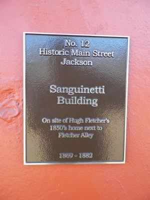 Sanguinetti Building Marker image. Click for full size.