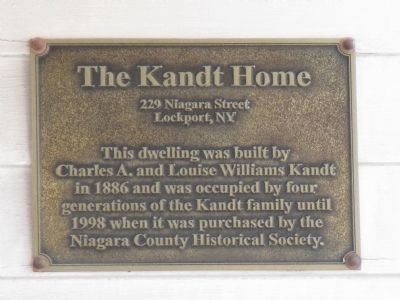 The Kandt Home Marker image. Click for full size.