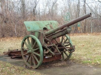 Veterans Park-World War I cannon image. Click for full size.
