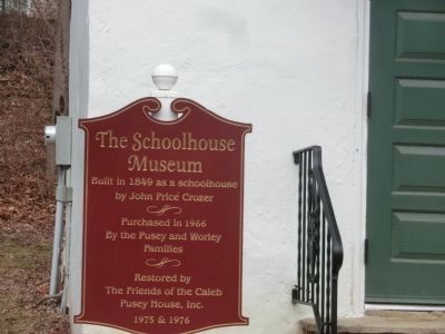 The Schoolhouse Museum Marker image. Click for full size.