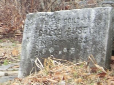 Stone marker-House Built by Caleb Pusey in year of 1683 image. Click for full size.