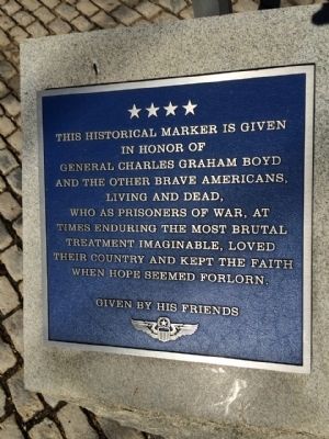 General Charles Graham Boyd Marker. Click for full size. General Charles Graham Boyd Marker image. Click for full size.