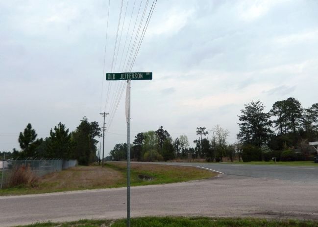 Old Jefferson Highway sign image. Click for full size.