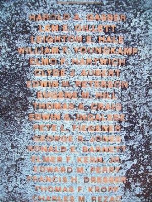 World War II Memorial Honored Dead image. Click for full size.