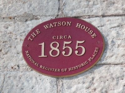 The Watson House Marker image. Click for full size.