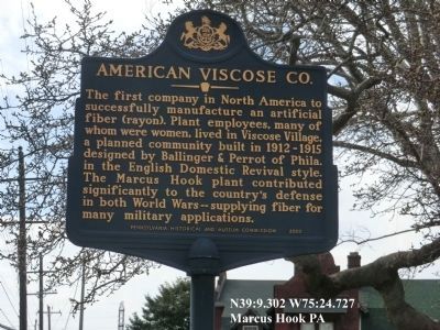 The above marker is near the The Factory and the Village Marker image. Click for full size.