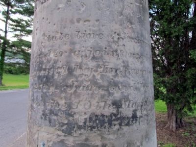 South Face of Monument. Click for more information. South Face of Monument image. Click for more information.