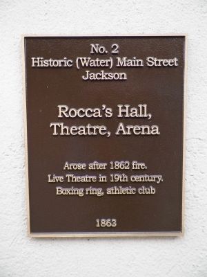 Rocca's Hall, Theatre, Arena Marker image. Click for full size.