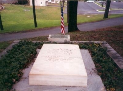 John Augustus Sutter Memorial Marker is located at the head of his tombstone. Click for full size. John Augustus Sutter Memorial Marker is located at the head of his tombstone image. Click for full size.