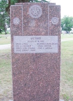 War Memorial (Side B). Click for full size. War Memorial (Side B) image. Click for full size.
