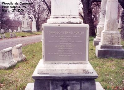 Commodore David Porter Marker. Click for full size. Commodore David Porter Marker image. Click for full size.