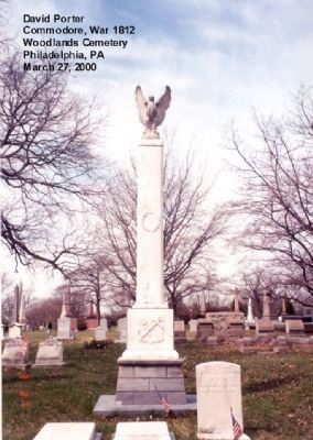 Commodore David Porter Tombstone. Click for full size. Commodore David Porter Tombstone image. Click for full size.
