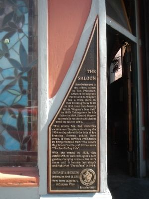 The Saloon Marker image. Click for full size.