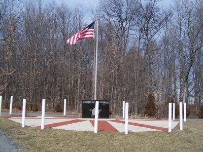 Quincy Ohio Veterans Memorial Marker image. Click for full size.