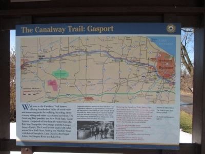 Gasport Marker - East Side. Click for full size. Gasport Marker - East Side image. Click for full size.