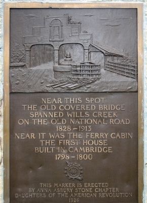 Old Covered Bridge Marker. Click for full size. Old Covered Bridge Marker image. Click for full size.
