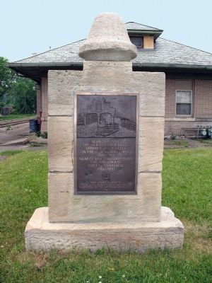 Old Covered Bridge Marker. Click for full size. Old Covered Bridge Marker image. Click for full size.