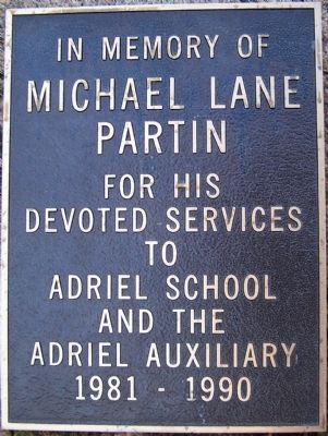 Michael Lane Partin Marker image. Click for full size.