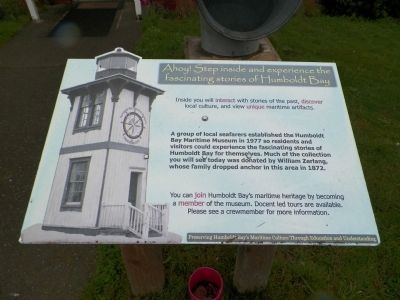 Humboldt Bay Maritime Museum Marker image. Click for full size.