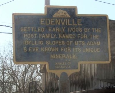 Edenville Marker. Click for full size. Edenville Marker image. Click for full size.