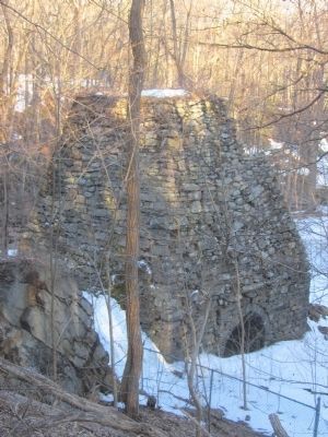 Clinton Iron Furnace Ruins. image. Click for full size.