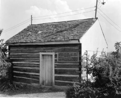 Ebenezer Zane Cabin. Click for full size. Ebenezer Zane Cabin image. Click for full size.