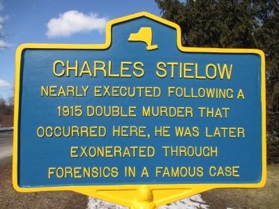 Charles Stielow Marker. Click for full size. Charles Stielow Marker image. Click for full size.