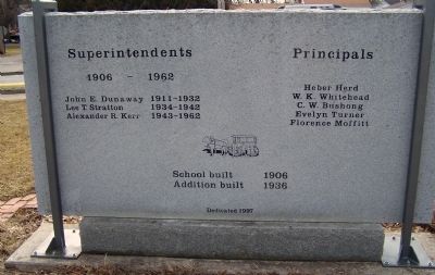 East Liberty School Marker. Click for full size. East Liberty School Marker image. Click for full size.