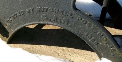 Union Soldiers Monument Artillery Piece Carriage. Click for full size. Union Soldiers Monument Artillery Piece Carriage image. Click for full size.