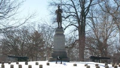 Union Soldiers Monument at G.A.R. Section. Click for full size. Union Soldiers Monument at G.A.R. Section image. Click for full size.
