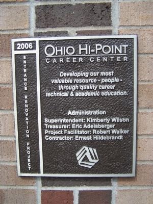 Ohio Hi Point Career Center Marker image. Click for full size.