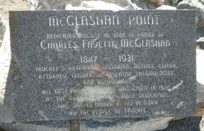 McGlashan Point Marker image. Click for full size.