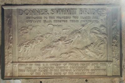 Donner Summit Bridge Marker image. Click for full size.
