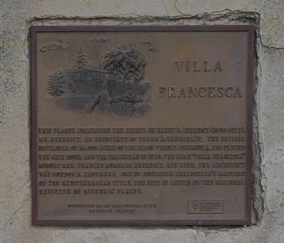 Villa Francesca Closeup image. Click for full size.