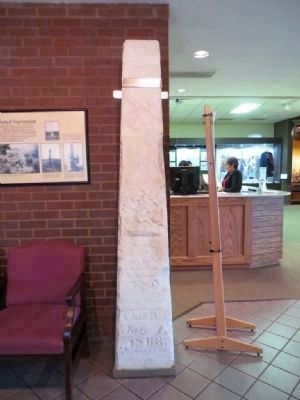 Original Surrender Interview Site Monument image. Click for full size.