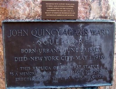 John Quincy Adams Ward Marker image. Click for full size.