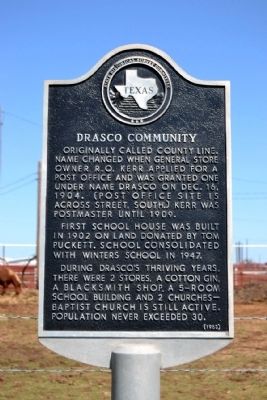 Drasco Community Marker image. Click for full size.