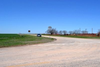 Marker at Northwest Corner of FM 2595 and FM 2405 image. Click for full size.