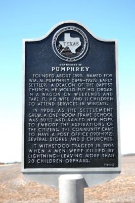 Community of Pumphrey Marker image. Click for full size.