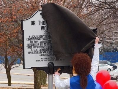 Dr. Thomas Sprigg Wootton Marker Unveiled image. Click for full size.