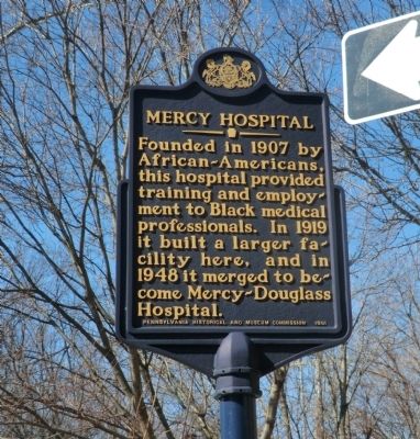 Mercy Hospital Marker image. Click for full size.