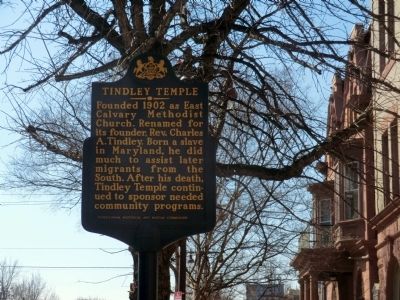 Tindley Temple Marker image. Click for full size.