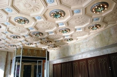 The Warner Grand Theatre entryway image. Click for full size.