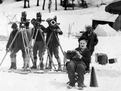 Filming Charlie Chaplin’s Gold Rush. Click for full size. Filming Charlie Chaplin’s Gold Rush image. Click for full size.