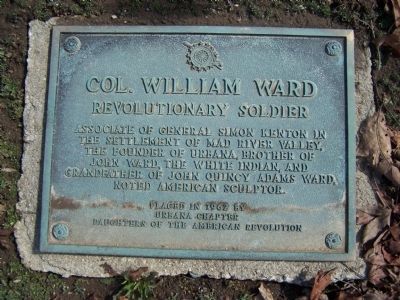 Col. William Ward Marker image. Click for full size.