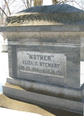Eliza D. Stewart Grave Marker image. Click for full size.