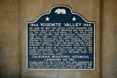 Yosemite Valley Marker. Click for full size. Yosemite Valley Marker image. Click for full size.
