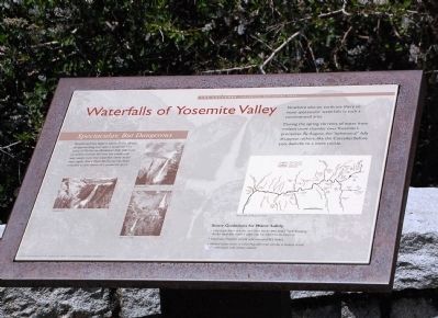 Waterfalls of Yosemite Valley Marker image. Click for full size.