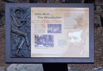 John Muir... The Woodcutter Marker. Click for full size. John Muir... The Woodcutter Marker image. Click for full size.