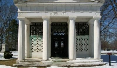 Asa Smith Bushnell Mausoleum and Marker image. Click for full size.